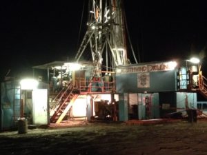 Rig #1 at night